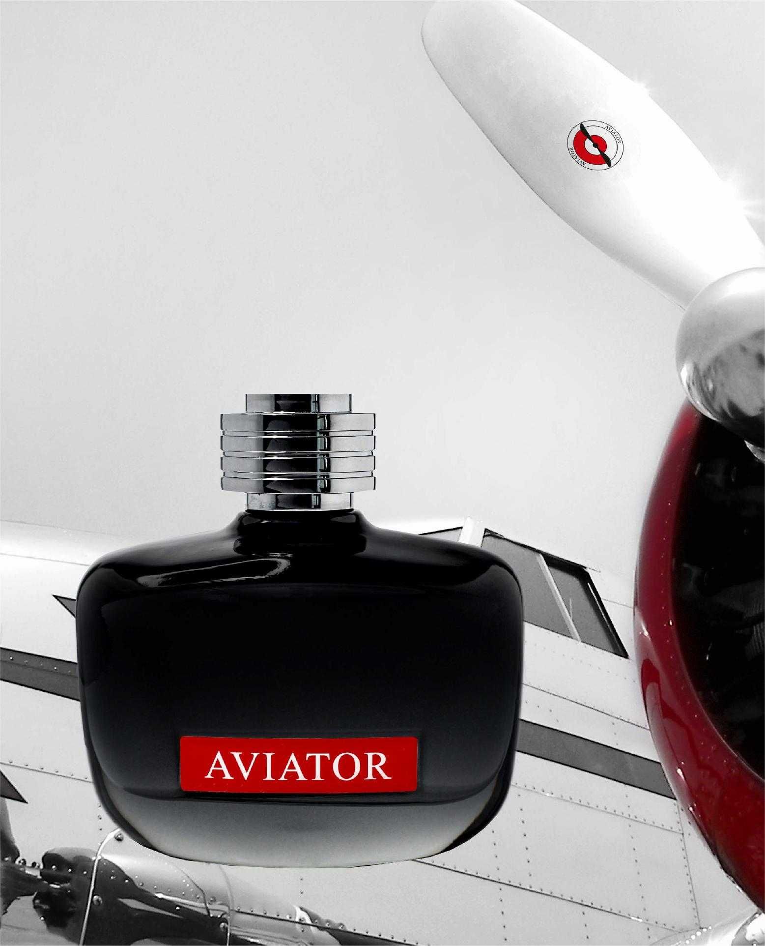 aviator black leather perfume